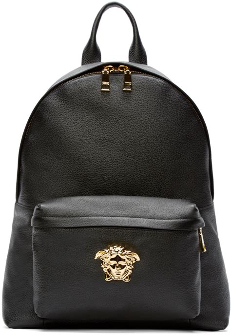 versace black backpack women& 39|versace backpack gift with purchase.